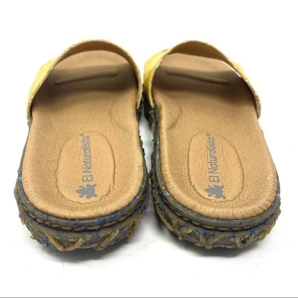 El Naturalista 5502 Redes slide sandals mustard - Picture 4 of 7